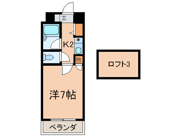 コンドミニアム折尾駅前の物件間取画像